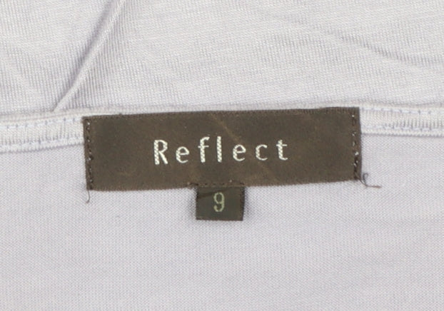 Reflect Women’s Light Purple Short Sleeve Bow Blouse Size 8