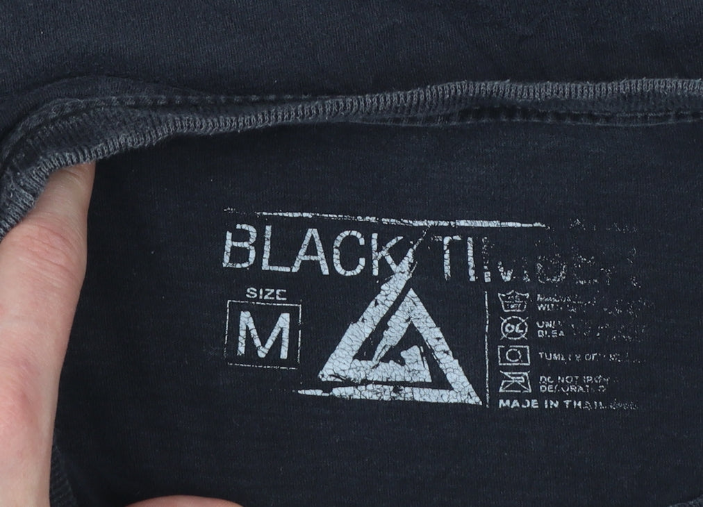 Black T Men’s Black Assassin’s Creed Graphic Cotton T-Shirt M