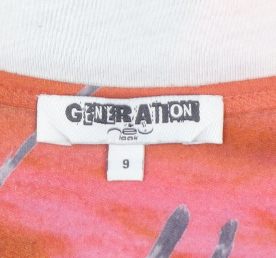 New Look Generation Multicoloured Tribal Print Teen Tank Top Size 9