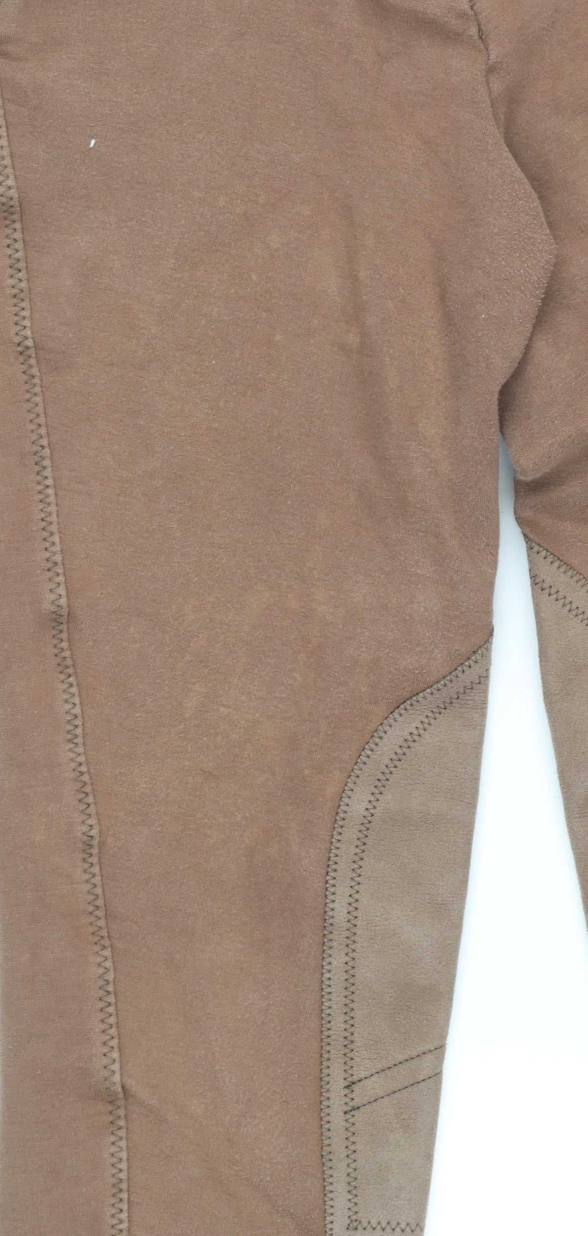 Caldene Womens Brown Jodhpur Riding Leggings Size 6 Stretch Zip Pockets