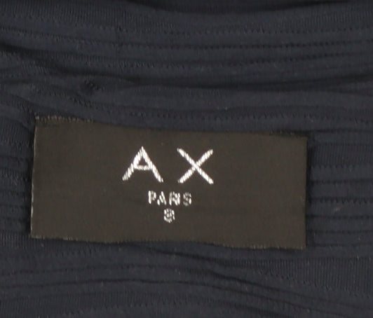 AX Paris Women Blue Size 8 Bodycon Sleeveless Short Dress