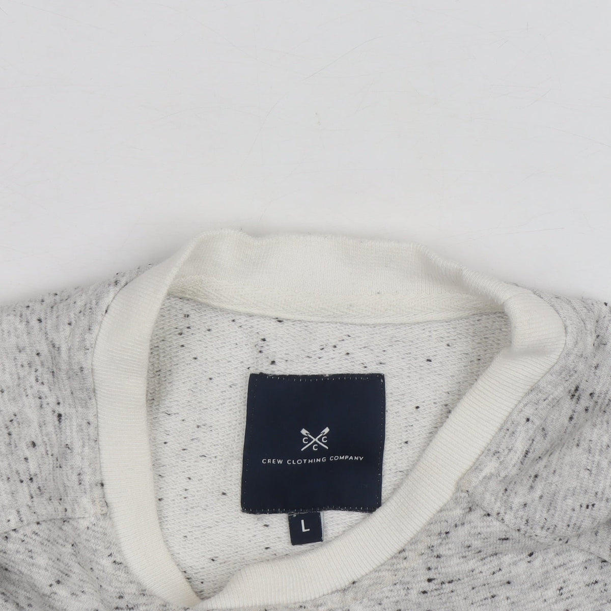 Crew Clothing Grey Maison Crew Sweatshirt L Pullover Logo