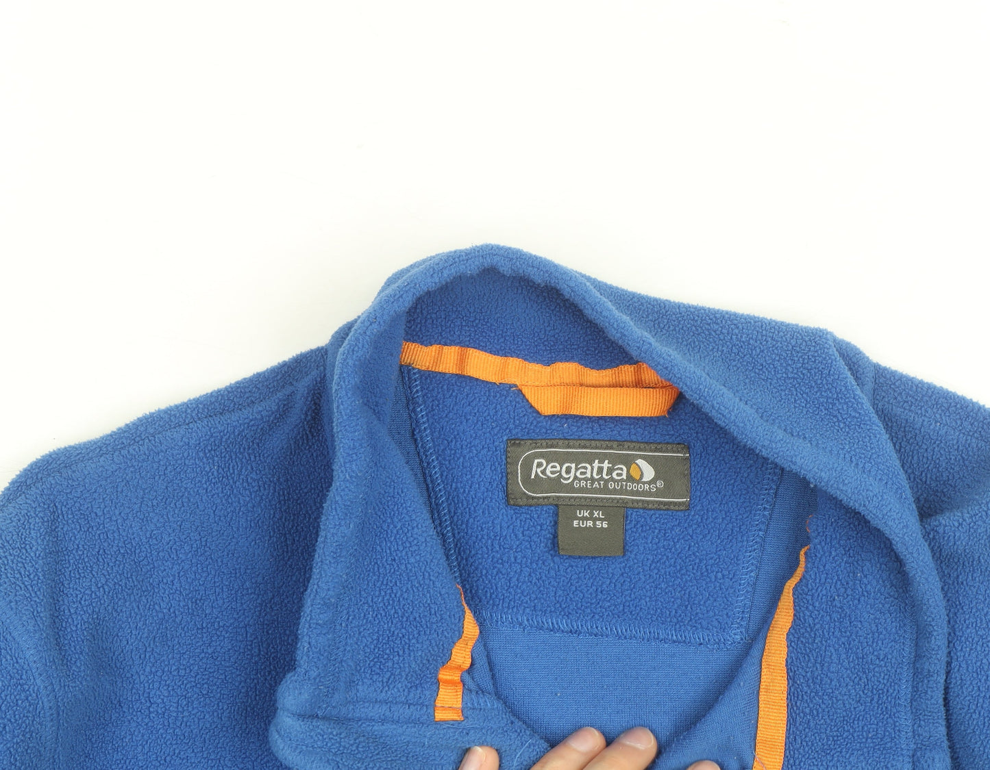 Regatta Men's Blue Fleece 1/2 Zip Pullover Sweatshirt XL