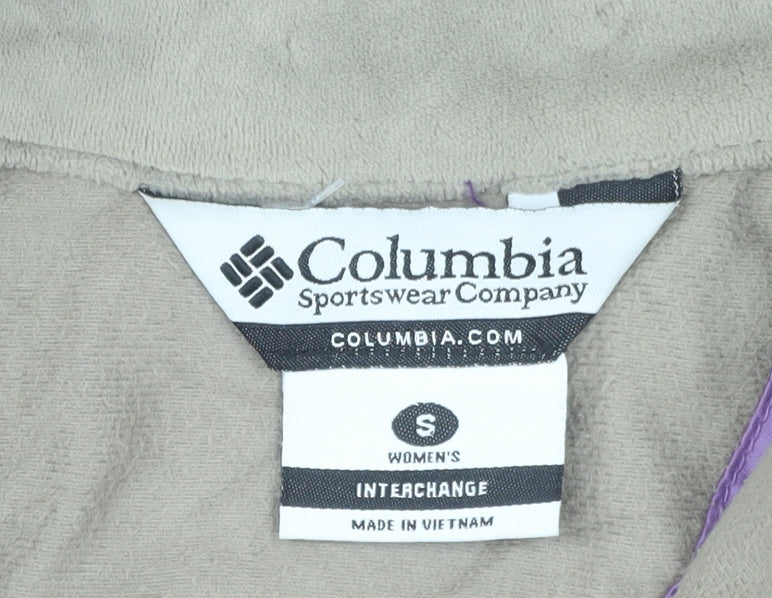 Columbia Women's Purple Fleece Full Zip Outdoor Jacket Size S