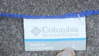 Columbia Men's Grey Fleece 1/4 Zip Sweatshirt Size L