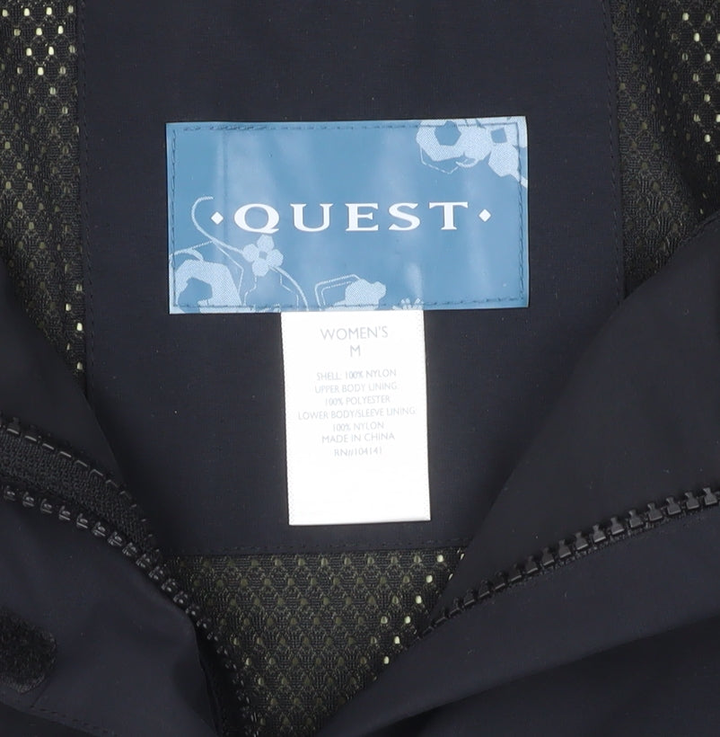 Quest Women's Black & White Ski Jacket Waterproof M