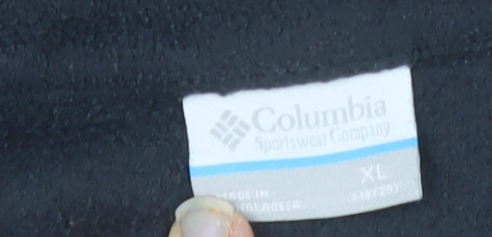 Columbia Women's Black Fleece Full Zip Jacket XL Outdoor