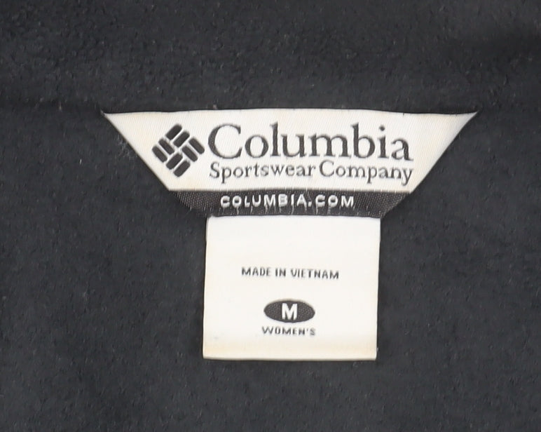 Columbia Women's Black Fleece Full Zip Jacket Size M
