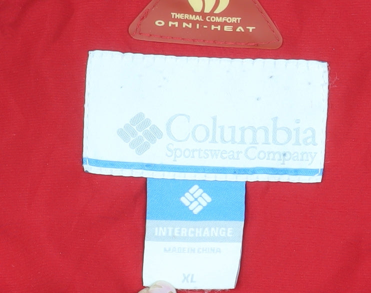 Columbia Men's Red XL Interchange Insulated Puffer Jacket