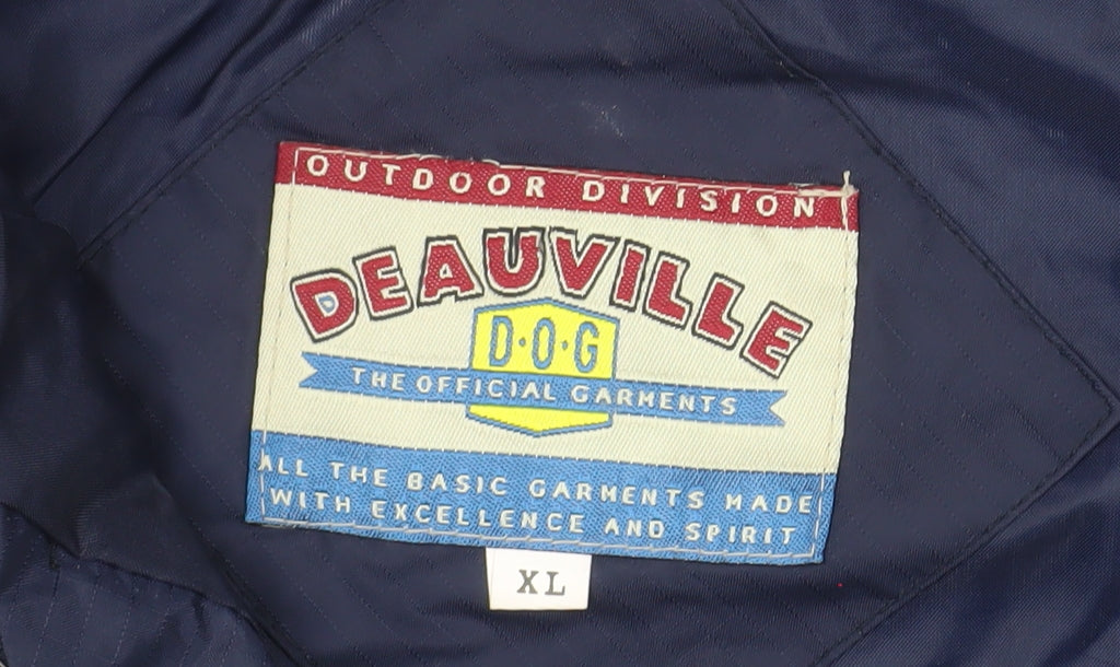 Debenhams Classics Mens Navy XL Hooded Waterproof Windbreaker Jacket