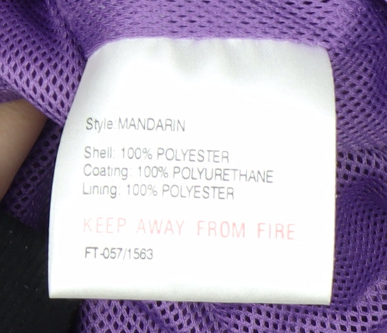 X-Life Women's Purple Waterproof Hooded Rain Jacket Size S 10-12 UK