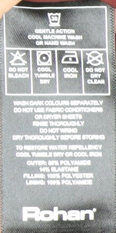 Rohan Men’s Black XL Water Resistant Lightweight Puffer Jacket