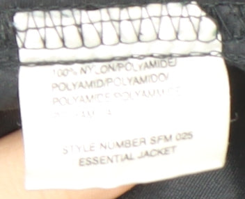 Skinni Fit Men’s Black XL Essential Nylon Full Zip Lightweight Jacket