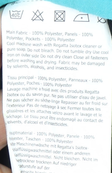 Regatta Boys Blue Colourblock Waterproof Outdoor Jacket 9-10 Years