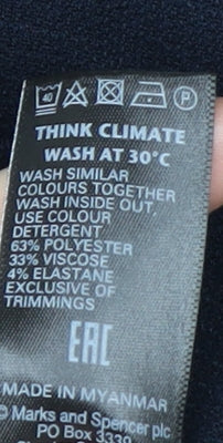 Marks and Spencer Women Blue Blazer UK 12 Classic Workwear Jacket