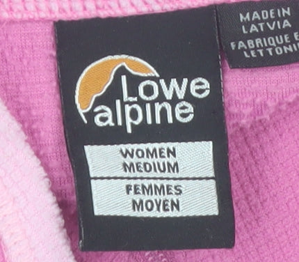 Lowe Alpine Women's Pink Fleece Pullover Sweatshirt Medium