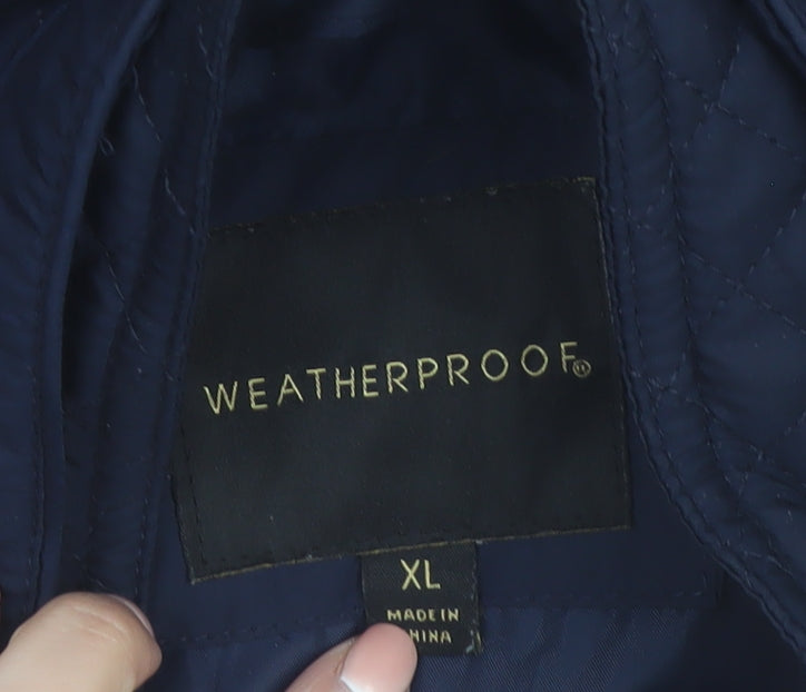 Weatherproof Women's Blue Quilted Lightweight Jacket XL