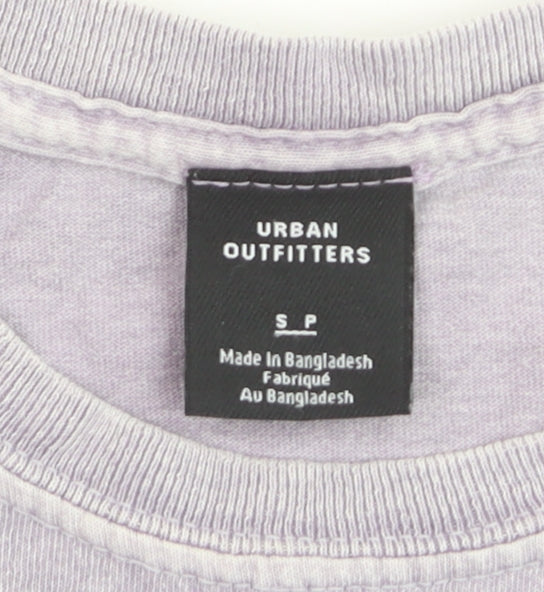 Urban Outfitters Men's Purple Ultra Violet Graphic T-Shirt Size S