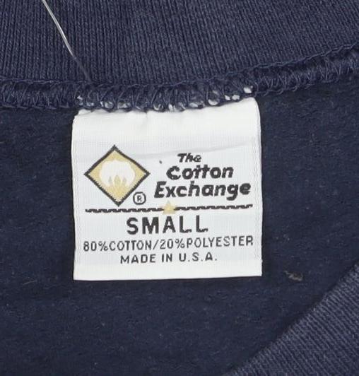 The Cotton Exchange Mens Blue Small UC Berkeley Boalt Hall Pullover Sweatshirt