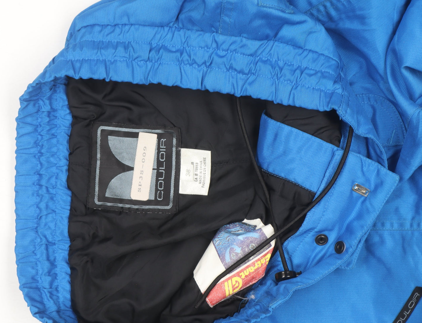 Couloir Men's Blue Red Snow Pants Size 38 Insulated Waterproof