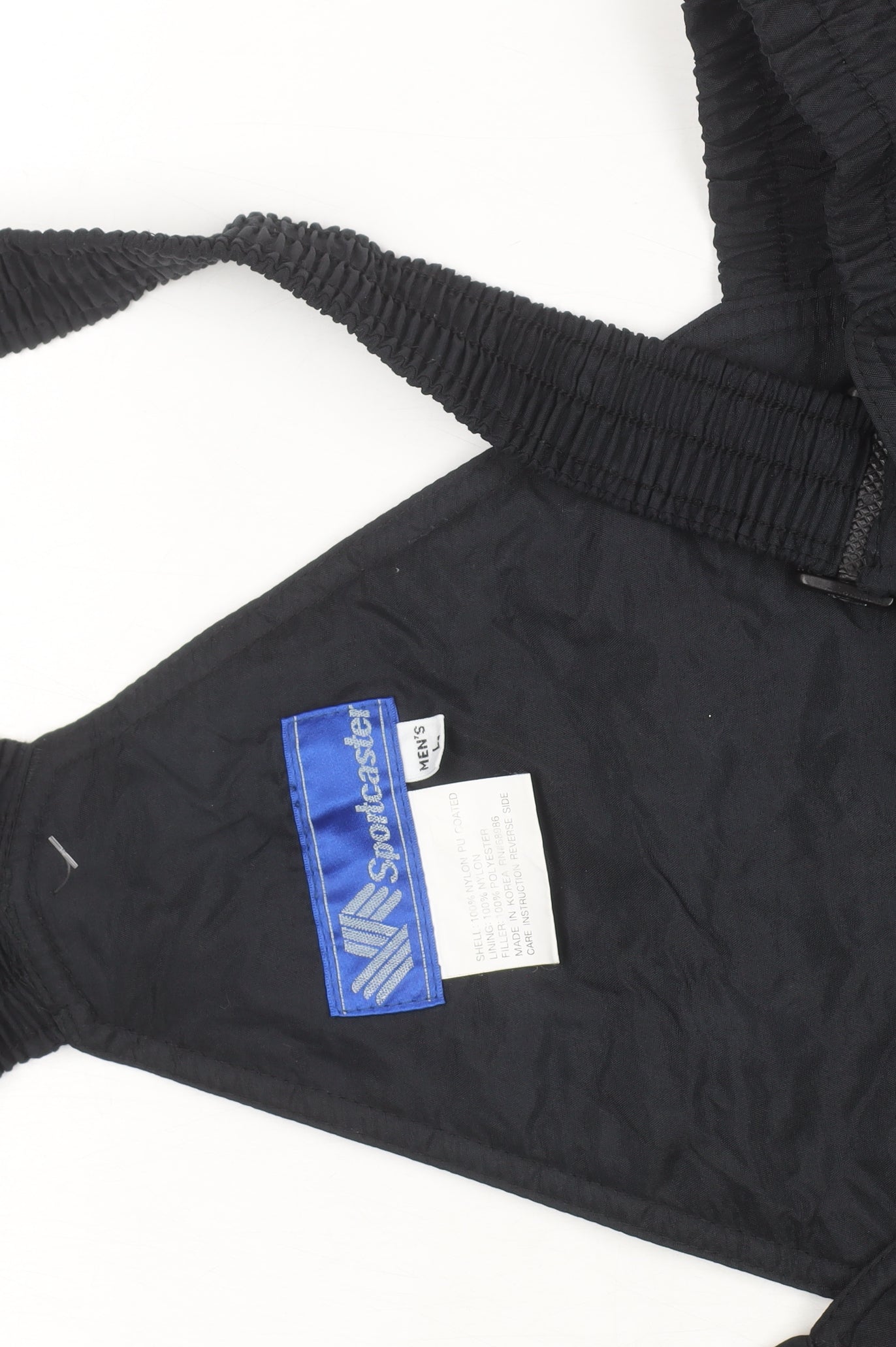Sportcaster Men's Black Snow Pants M Regular Fit Insulated Waterproof