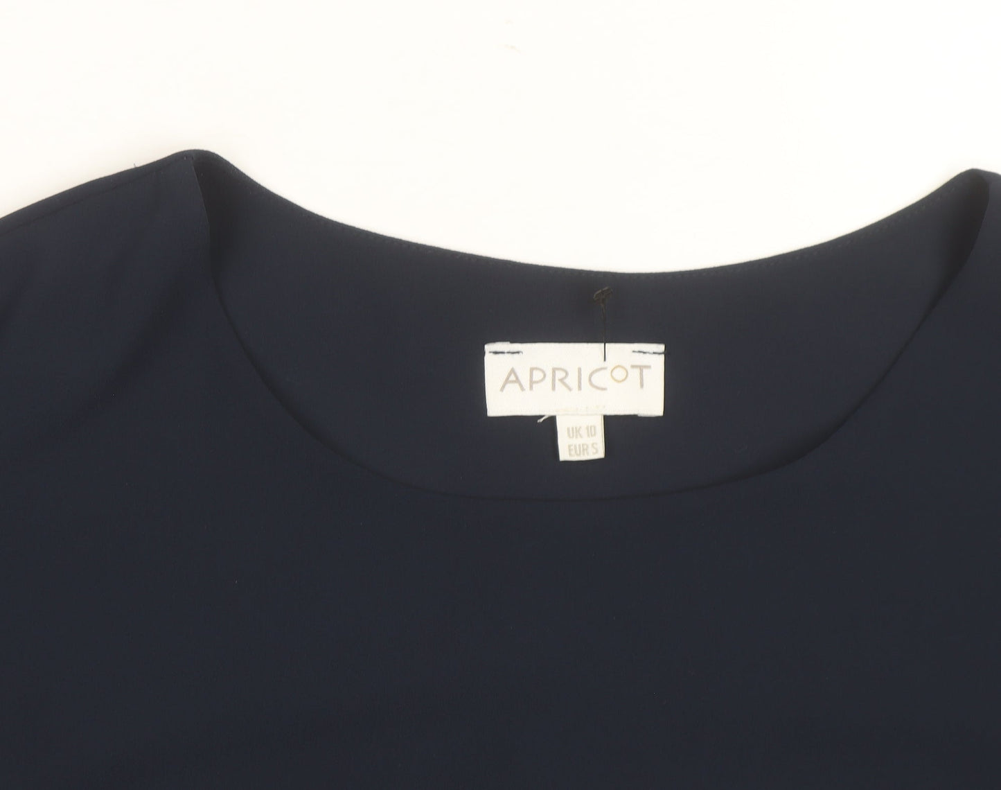 Apricot Women's Blue Pleated Long Sleeve Tunic Blouse Size 10