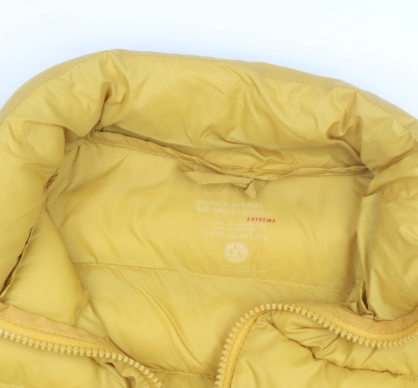 Mountain Warehouse Women’s Yellow Long Puffer Coat Size 12