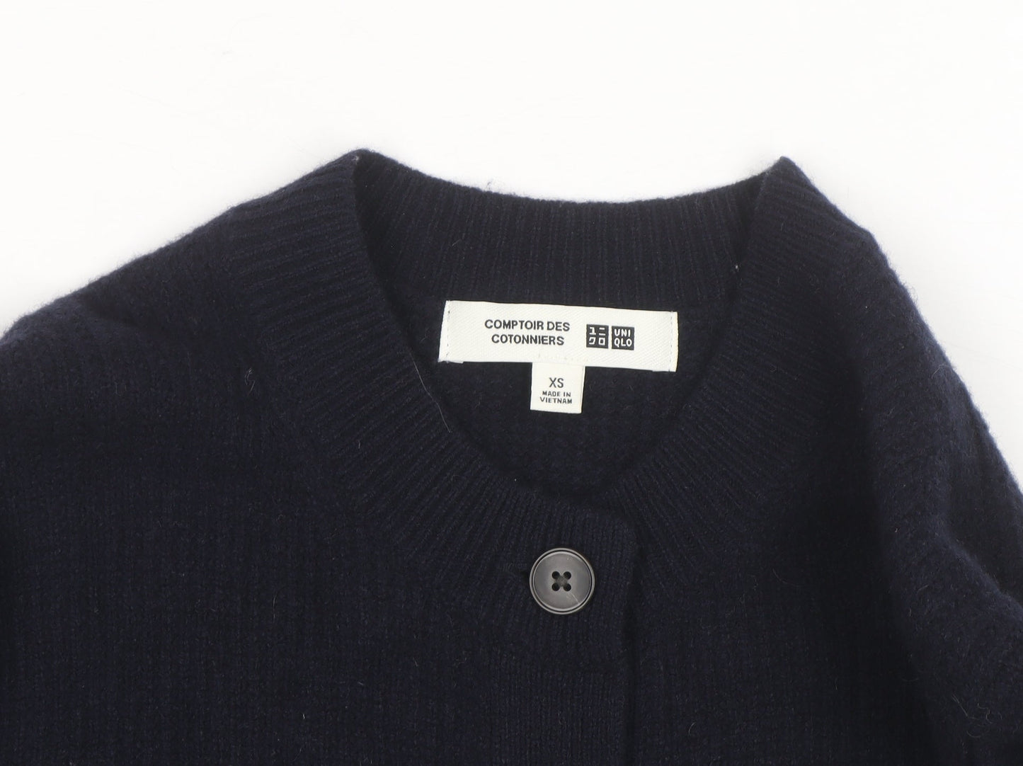Uniqlo x Comptoir Des Cotonniers Black Wool Cardigan XS