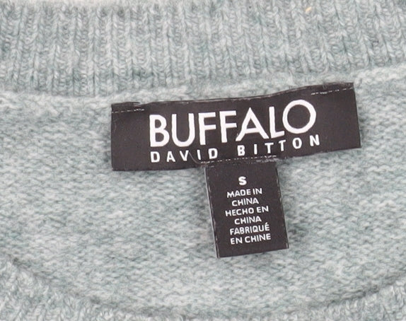 Buffalo David Bitton Women’s Green Knit Pullover Jumper Size S