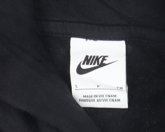 Nike Men's Black Pullover Hoodie Small Regular Fit Fleece Sportswear