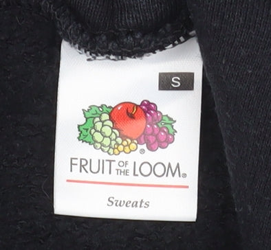 Fruit of the Loom Women’s Black MAC Logo Pullover Hoodie Size S