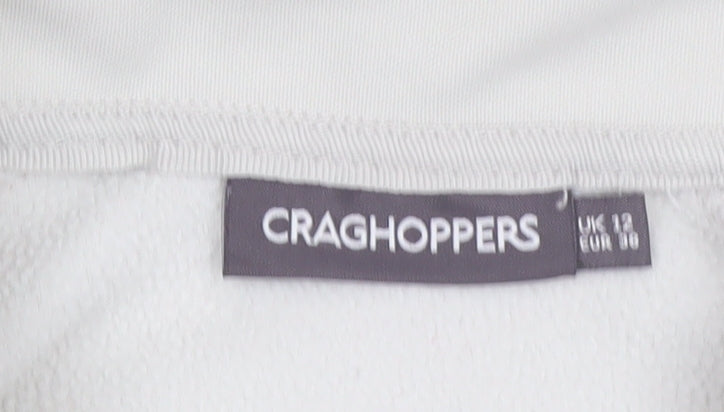 Craghoppers Women's Beige 1/2 Zip Pullover Softshell UK 12
