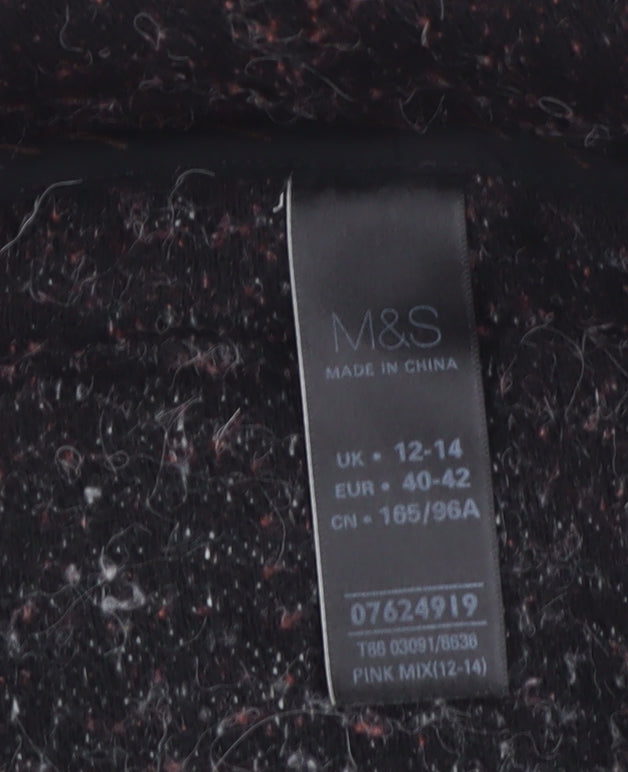 Marks & Spencer Women’s Multicoloured Size 12-14 Wool Blend Cape