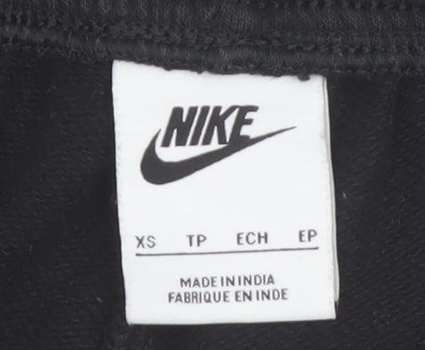 Nike Women's Black XS Fleece Cuffed Sweatpants