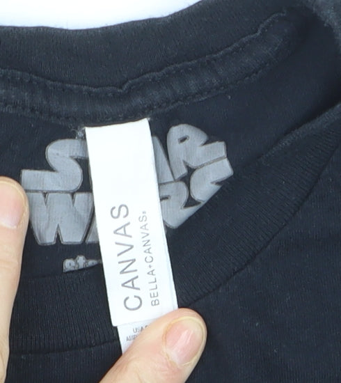Bella + Canvas Men’s Black Star Wars Rise of Skywalker T-Shirt M