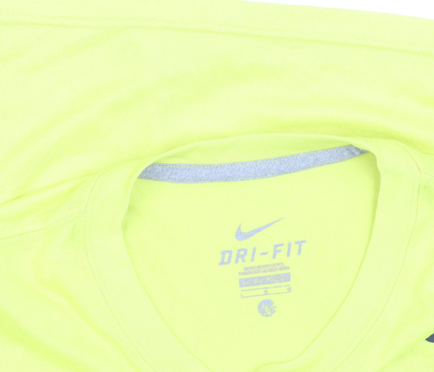 Nike Men's Yellow Dri-FIT Short Sleeve Sports T-Shirt L