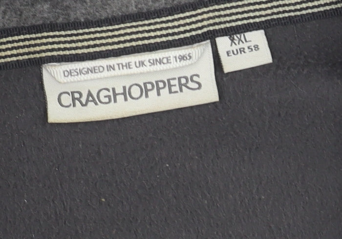 Craghoppers Men’s Grey 2XL Fleece Half Zip Sweatshirt