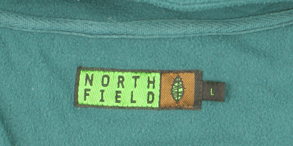 Northfield Men’s Blue Fleece 1/4 Zip Pullover Sweatshirt L Outdoor