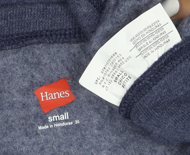 Hanes Men's Blue Small Pullover Fleece Sweatshirt