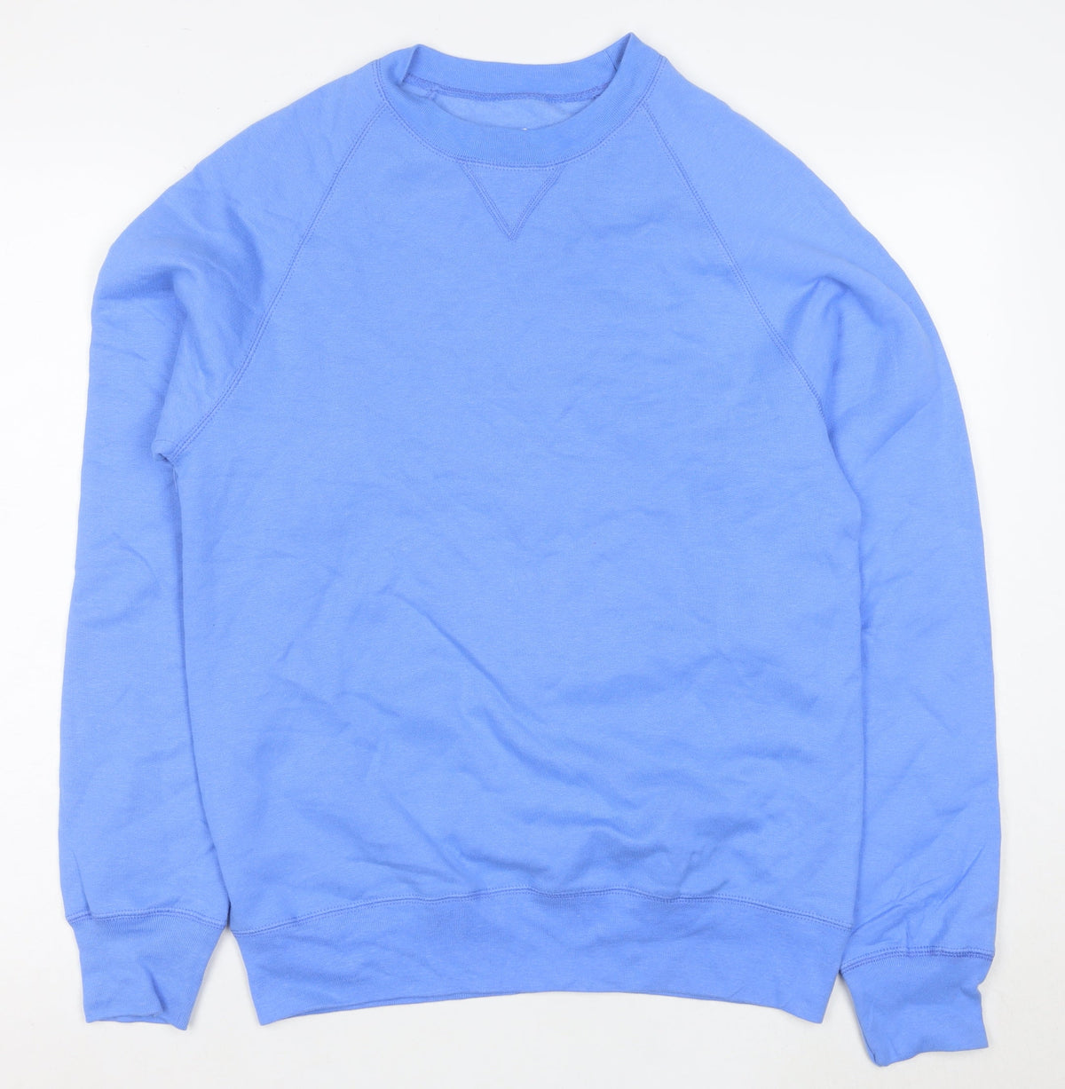 Hanes Men's Blue Pullover Crew Neck Sweatshirt Size S