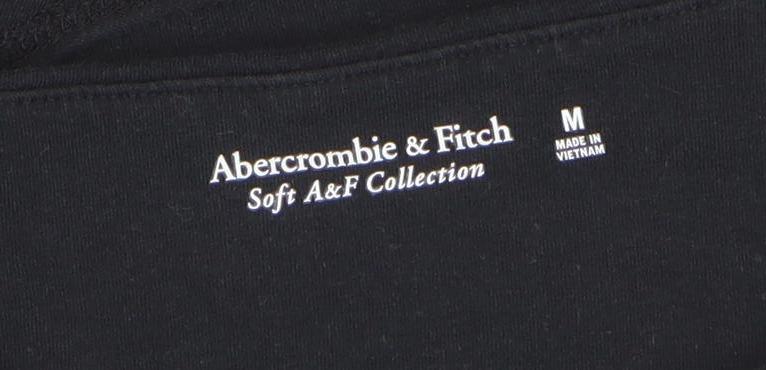 Abercrombie & Fitch Womens Black Long Sleeve Bodysuit Size M