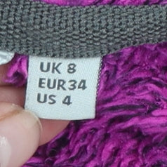 Craghoppers Women’s Purple Fleece Pullover Hoodie UK 8