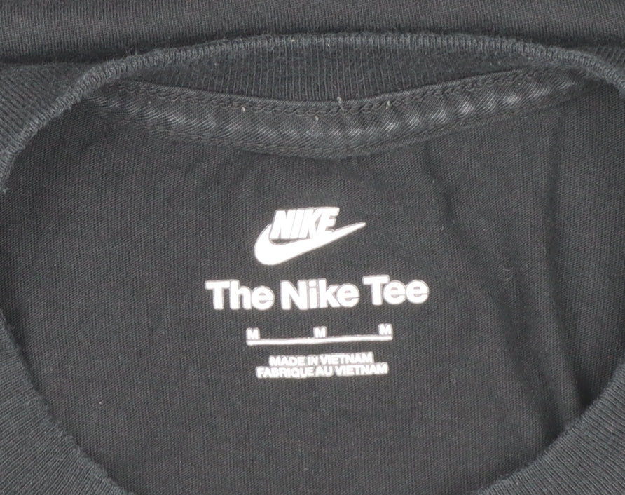 Nike Air Men's Black Graphic Sports T-Shirt Size M Regular Fit