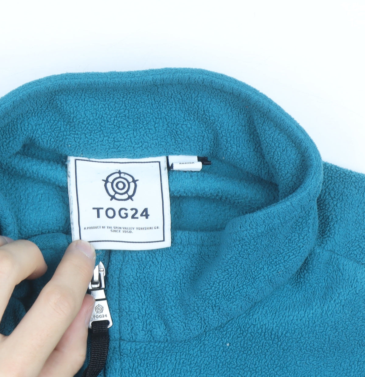 TOG24 Women's Blue 1/4 Zip Fleece Pullover Size 20