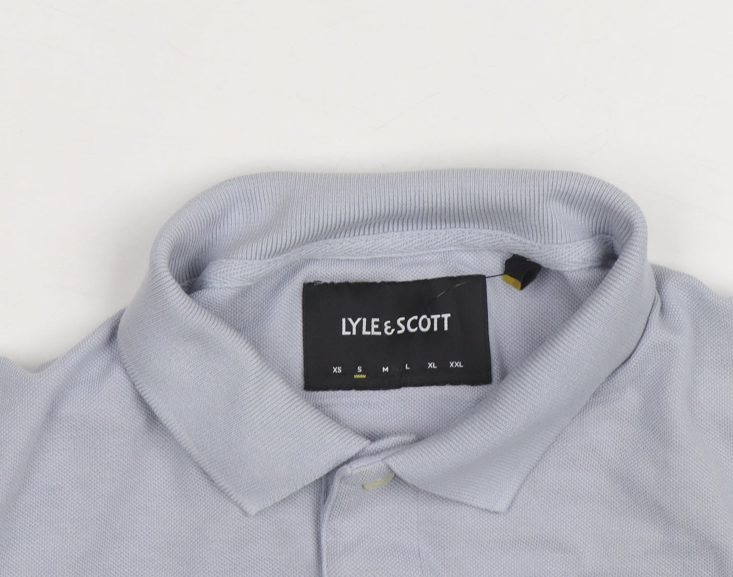 Lyle & Scott Mens Grey 2XL Cotton Polo Shirt Classic Logo