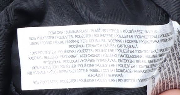 Additional view of Primark boys’ black varsity jacket 14-15 years ny logo button up
