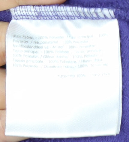 Regatta Women Purple Fleece Full Zip Outdoor Jacket Size 14