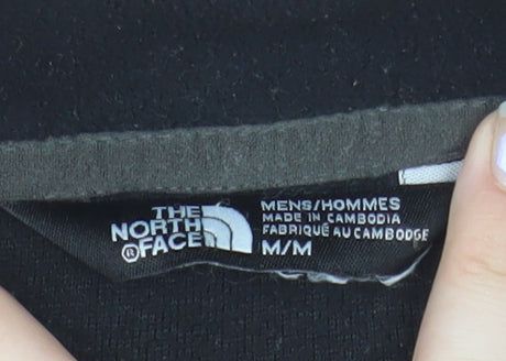 The North Face Mens Black Fleece Full Zip Jacket Size M