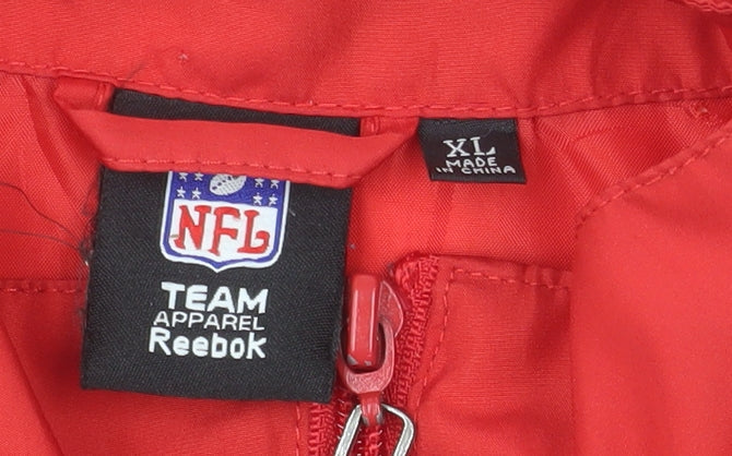 Reebok NFL Team Apparel Men's XL Red Track Jacket