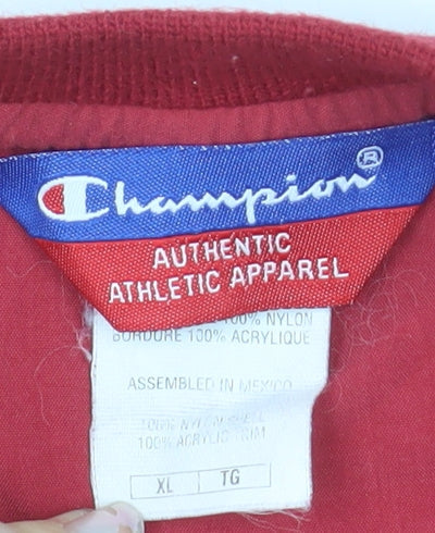 Champion Men's Red XL Pullover Crew Neck Sweatshirt